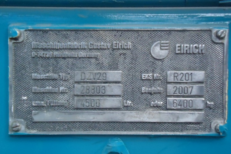 Eirich menger 4,5m3 - Dam Beton