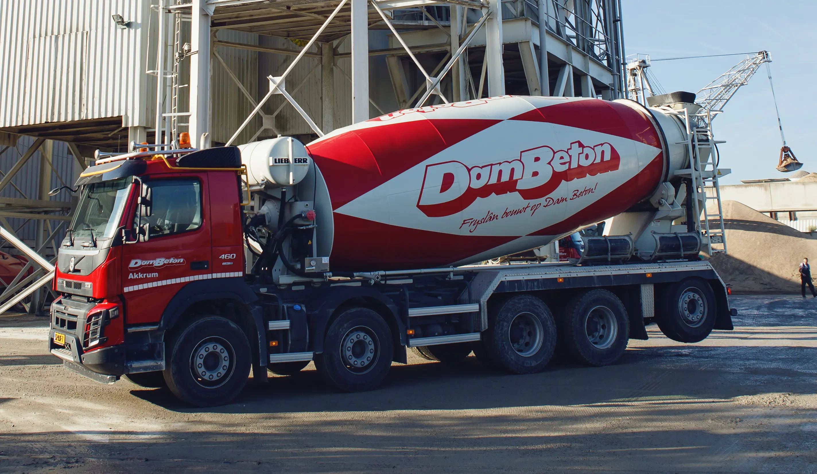 Betonmixer van Dam Beton
